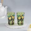 KOLOROBIA Tropical Rain Forest World Toucan Inspired Chai Glass/Tea Glass, Flame Proof, Microwave & Dishwasher Safe | for Daily Use & Gifting, 200 ML (Set of 2) view 2