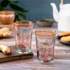 KOLOROBIA Babur Charbagh Inspired Chai Glass/Tea Glass, Flame Proof, Microwave & Dishwasher Safe | for Daily Use & Gifting, 200 ML (Set of 2) view 1