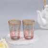 KOLOROBIA Babur Charbagh Inspired Chai Glass/Tea Glass, Flame Proof, Microwave & Dishwasher Safe | for Daily Use & Gifting, 200 ML (Set of 2) view 2
