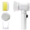 Holy Delight Multi Functional Hendheld 5 in 1 Magic Brush Cleaner for Kitchen,Bathroom,Shower TUB,Carpet and Sink Drain Cleaner view 1