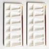 FIRST CLICK Art 16 Deep Wells Kalakar Medium Coloring White Palette with Painting Brush [Size 10.5cm X 19cm] Set of 2 Pallete view 1