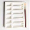 FIRST CLICK Art 16 Deep Wells Kalakar Medium Coloring White Palette with Painting Brush [Size 10.5cm X 19cm] Set of 2 Pallete view 3