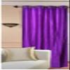 Home Ready Polyresin Grommet, Rod Pocket Door Curtain, 10 Feet, Purple, Pack of 1 view 1