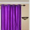 Home Ready Polyresin Grommet, Rod Pocket Door Curtain, 10 Feet, Purple, Pack of 1 view 2