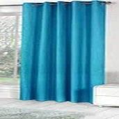 Home Ready Polyresin Grommet, Rod Pocket Door Curtain, 10 Feet, Aqua, Pack of 1