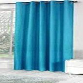 Home Ready Polyresin Grommet, Rod Pocket Door Curtain, 10 Feet, Aqua, Pack of 1