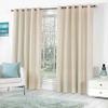 Home Ready Polyresin Grommet, Rod Pocket Door Curtain, 5 Feet, Cream, Pack of 2 view 1