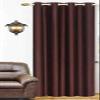 Home Ready Polyresin Grommet, Rod Pocket Door Curtain, 10 Feet, Brown, Pack of 1 view 1