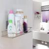 Killerzone VIHAX Self Adhesive Bathroom Shelf Rack | Stainless Steel Wall Mount Shower Caddy with Magic Sticker | No Drilling, Rustproof Storage Rack for Bathroom & Kitchen (1 Shelf, Silver Chrome) view 2