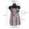 Oscar Home 100% Cotton Apron for Women & Men - Free Size (Multi Color, Single Piece) view 2