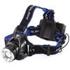 Smitex High Power 18650 Headlamp 1800LM CREE XM-L T6 LED Hunting Bicycle Camping Head Torch Light with Batteries (Black) view 1