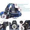 Smitex Best Super Bright Headlamp Light | Rechargeable Head Torch | Hands Free Head Flashlight LED Lmap Water Resistant Drop Resistant Head Lamp Spotlight for Camping Fishing Running Cycling view 3
