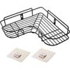 Vruta Multipurpose Kitchen Bathroom Shelf Wall Holder Storage Rack Super Adhesive Bathroom Shower Organizer Rack Shelf Bathroom Shelves & Kitchen Storage Basket Organizer (Fine, Set 3) view 4