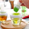 Rutmis STHITI Chef Basting Set Oil Dispenser Glass Bowl Container and Silicone Pastry Oil Storage Brush Set for Cooking BBQ Baking and Grilling view 2