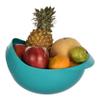 Cutting EDGE Food Strainer Colander (1 x Big) | Multipurpose Vegetable Rinsing Washing Bowl, Fruit Basket, Kitchen Sieve & Pasta Strainer | BPA-Free, Plastic Basket with Drain Holes (SEA Green) view 2