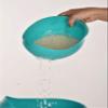 Cutting EDGE Food Strainer Colander (1 x Big) | Multipurpose Vegetable Rinsing Washing Bowl, Fruit Basket, Kitchen Sieve & Pasta Strainer | BPA-Free, Plastic Basket with Drain Holes (SEA Green) view 4