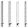 Atlantic Morden Plain Tower Bolt 12 inch (Stainless Steel, Two Tone Silver, Pack of 4 Piece) view 1