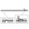 Atlantic Morden Plain Tower Bolt 12 inch (Stainless Steel, Two Tone Silver, Pack of 4 Piece) view 3