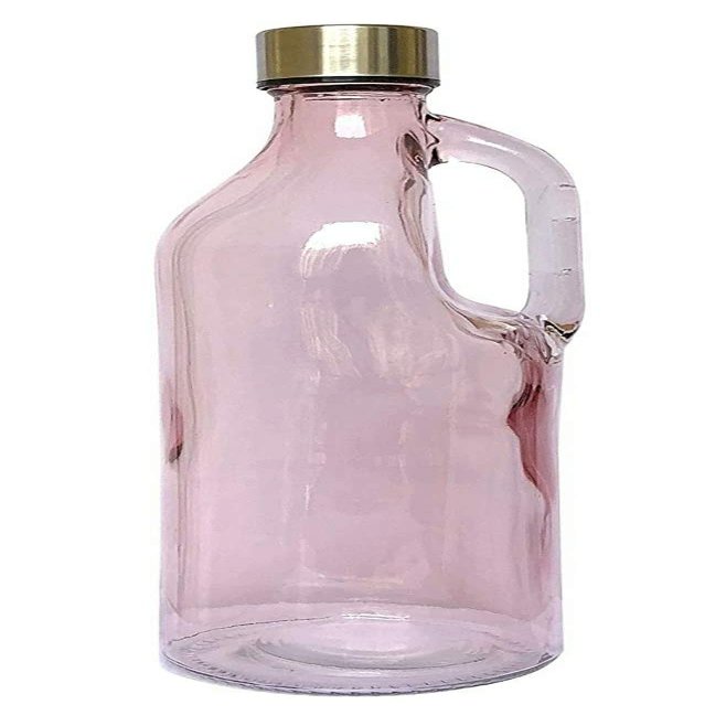 RAINCART Glass Water Bottle, Set of 1, 1000 ml - Assorted