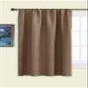 Comfy Home Window Rod Pocket Blackout Curtain Pack of 1 Piece (Width - 46" Inch X 60" Inch - Length) Mocha view 1