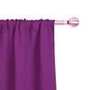 Comfy Home Window Rod Pocket Blackout Curtain Pack of 1 Piece (Width - 46" Inch X 60" Inch - Length) Violet view 2