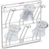 VishAl smart MAll mart Stainless Steel Wall Mount Glass Holder -6 Glass Storage Organizer for Kitchen view 1
