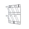 VishAl smart MAll mart Stainless Steel Wall Mount Glass Holder -6 Glass Storage Organizer for Kitchen view 3
