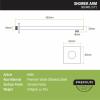 Lipka Stainless Steel Shower Arm Square 18 Inches view 2