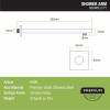 Lipka Stainless Steel Shower Arm Square 15 Inches view 2
