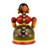Lepakshi Handicrafts Etikoppaka Butta Bomma - Handcrafted Wooden Doll (3 x 2 x 4 inches, Multicolor) view 3
