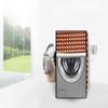 Stylista Washing Machine Cover Compatible for LG 7 kg FH2G6HDNL42 Fully-Automatic Front Load Frieze Pattern Orange view 2