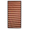 Stylista Washing Machine Cover Compatible for LG 7 kg FH2G6HDNL42 Fully-Automatic Front Load Frieze Pattern Orange view 3