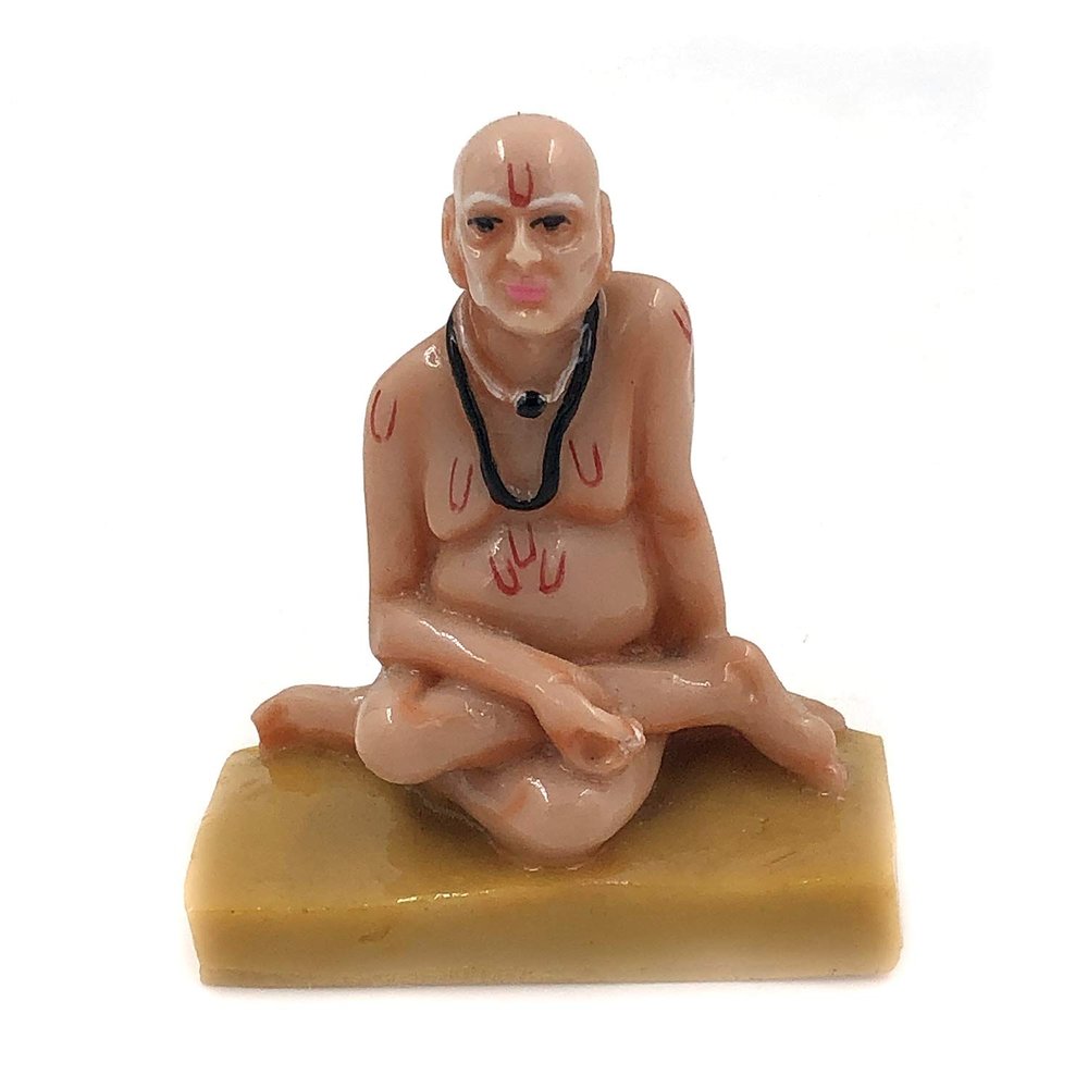 Deep Ganesh Arts Polyresin Swami Samarth Figurine, Multicolour, 2.5 inches