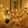 Star Clip String Lights 3 Meter, 14 LED Warm White Decorative Photo Clip Fairy Lights for Bedroom, Parties,Light for Diwali, Christmas, Weddings & Home Decoration (star clip 14 led 3 meter, Pack of 1) view 1