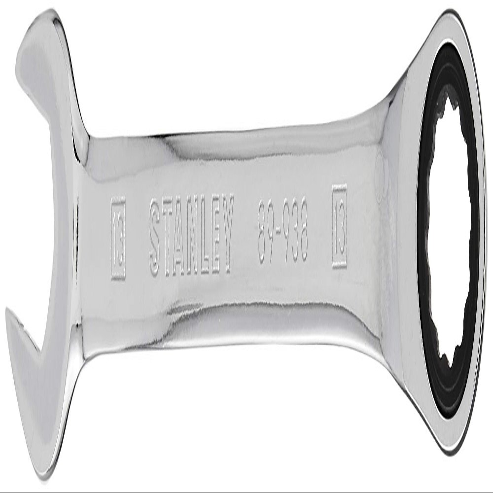 STANLEY STMT89938-8B 13mm Combination Stainless Steel Reversible Ratcheting Spanners (Silver)