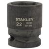 STANLEY STMT89449-8B Chrome-Molybdenum Steel 6 Point Impact Socket 1/2 inch 22 mm(Black) view 1