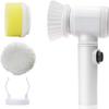 Praxon Multi-functional Household Tools Bath Kitchen Cleaning Brush Electrically Driven Magic Brush for Tiles, Sink Wash Basin etc view 1
