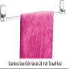 Keepwell Anti-Rust 304 Grade Stainless Steel Towel Rod (Squaro Series) / Towel Bar/Towel Holder/Towel Stand for Home & Bathroom view 2