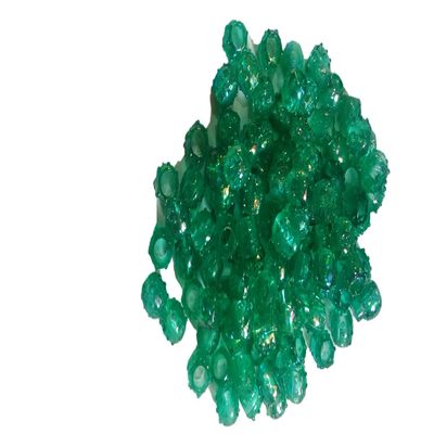PCA Rainbow Plastic Green Colour Big Hole Beads 12mm for Making Macrame Jhula, Macrame Toran, Macrame Jhumar, Bracelate, Necklace, Macking Other Crafting Designs 100 Qty