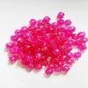PCA Fancy Plastic Pink Colour Big Hole Beads for Making Macrame Jhula, Macrame Toran, Macrame Jhumar, Bracelate, Necklace, Macking Other Crafting Designs 100 Qty view 1