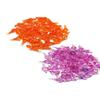 PCA GADA Beads (LATKAN) Plastic Orange and Dark Pink Colour for Making Macrame Jhula, Macrame Toran, Macrame Jhumar, Bracelate, Necklace, Macking Other Crafting Designs 2 Colour 50+50=100 Pices view 1