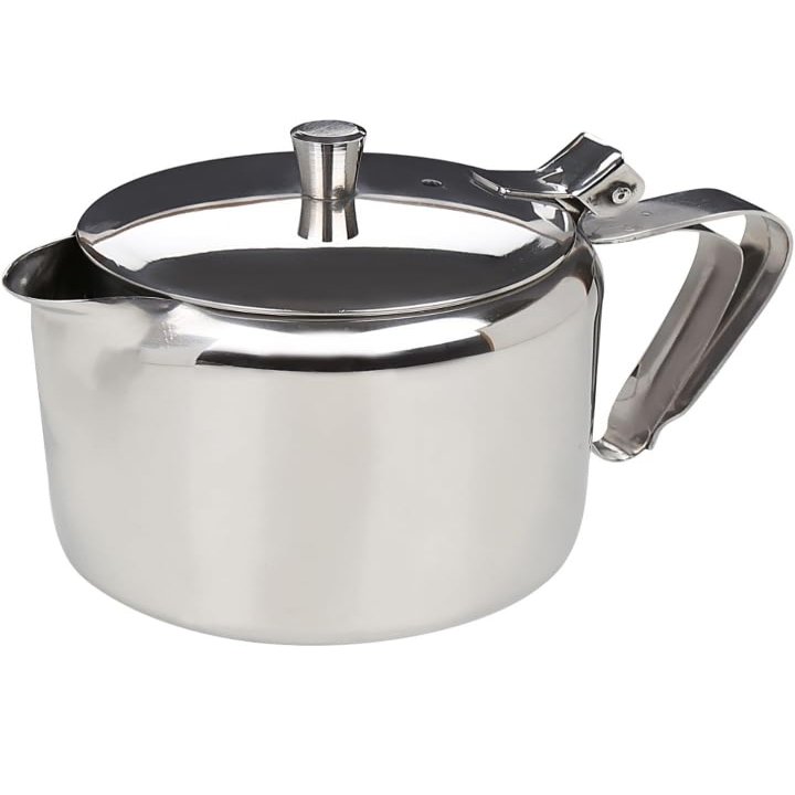 maha creation Stainless Steel Tea Kettle Coffee Pot 900ml with lid