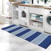 Gleam Soft Cotton Multi Purpose Floor Runner,(Size- 50 x 130 Inch), Multi (Blue & Sky Blue) view 1