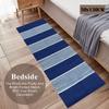 Gleam Soft Cotton Multi Purpose Floor Runner,(Size- 50 x 130 Inch), Multi (Blue & Sky Blue) view 2