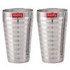 HAZEL Jumbo Lassi Glass Set of 2 | Stainless Steel Big Steel Drinking Glass 750 ML | Multipurpose Water, Thandai & Juice Glass view 1