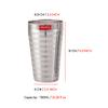 HAZEL Jumbo Lassi Glass Set of 2 | Stainless Steel Big Steel Drinking Glass 750 ML | Multipurpose Water, Thandai & Juice Glass view 4