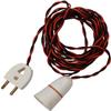 Bulb Holder with Flexible Wire and 2 Pin Plug (7 Meter Wire) view 1