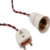 Bulb Holder with Flexible Wire and 2 Pin Plug (7 Meter Wire) view 2