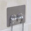 Killerzone Wall Mounted Double Layer soap Dish Holder & Dispensers, Self-Adhesive Stainless Steel Waterproof Kitchen Bathroom Soaps Storage Rack with Hook for Home view 4