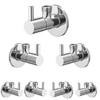 Floyd Angle Cock Flora Brass Chrome Plated (Pack of 7) view 1